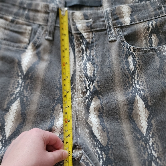 JOE'S JEANS The Icon Midrise Skinny Ankle Jeans Snakeprint Womens Size 29 - Picture 4 of 8